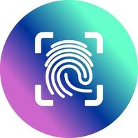 Finger Print Vector Icon