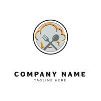 Logo design template that is suitable for use by restaurants vector