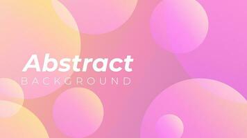 abstract background design with bubbles style vector