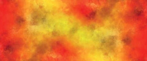 red and yellow background, abstract watercolor background with space. colorful sunrise or sunset colors in cloudy shapes. beautiful hues of yellow gold and pink in hand painted watercolor background vector