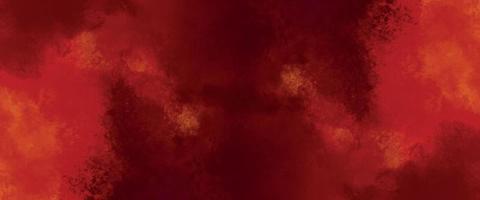 Red grunge textured wall background. Beautiful stylist modern red texture background with smoke. Red grunge old paper texture background. watercolor grunge vector