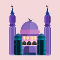 mosque. Muslim place of worship. mosque icon vector