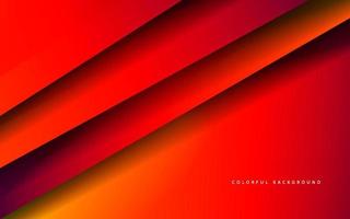 Abstract overlap layer red color  background vector