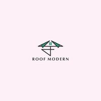 Roof modern Logo Template Vector icon