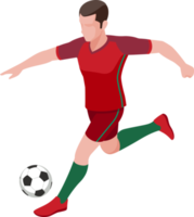 Soccer football player png