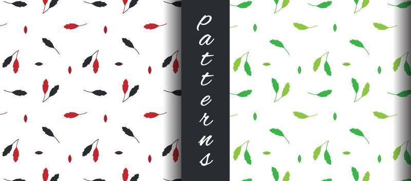 Leaf Modern Seamless Pattern Design in Vector Art