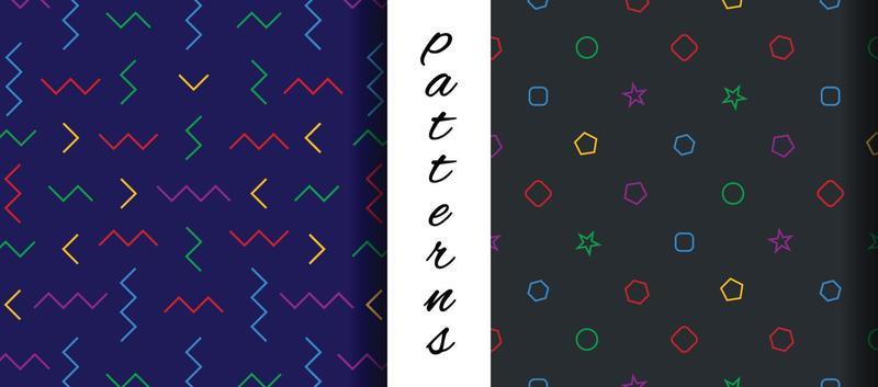 Stylish Seamless Pattern Design in Vector Art