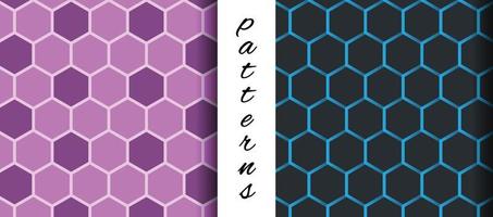 Hexagon Luxury Seamless Pattern Design in Vector Art