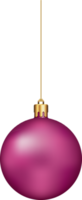 adornos de bolas de navidad colgando de hilo de oro png