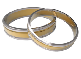 3D rings symbol png