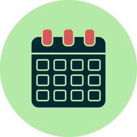 icono de vector de calendario