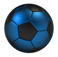 Ilustración 3d de balón de fútbol png