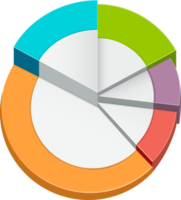 Infografik-Farbsymbol png