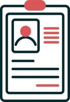 Curriculum Vitae Vector Icon