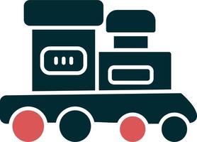 icono de vector de tren