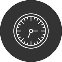 icono de vector de reloj de pared