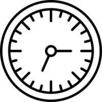 icono de vector de reloj de pared