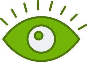 icono de vector de ojo