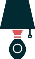 Table Lamp Vector Icon