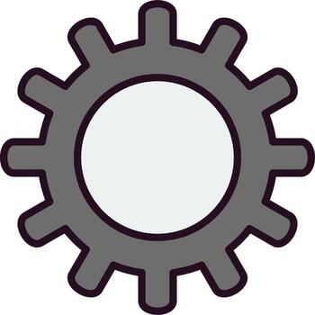 icono de vector de configuración