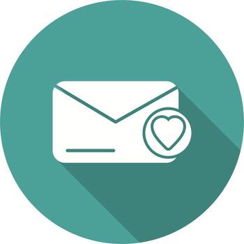 icono de vector de sobre