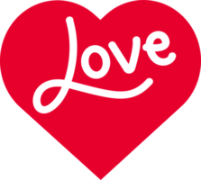 PNG hart icoon, gestileerde illustratie met transparant achtergrond