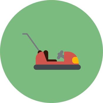 Bumpy Car Vector Icon