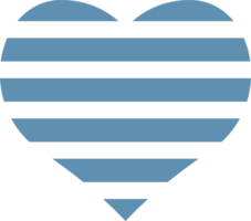PNG hart icoon, gestileerde illustratie met transparant achtergrond