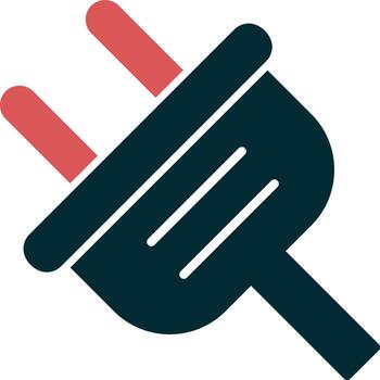 icono de vector de enchufe