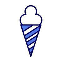 icono de vector de helado