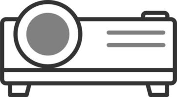 icono de vector de proyector