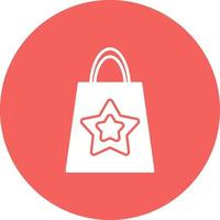 icono de vector de bolsa de compras