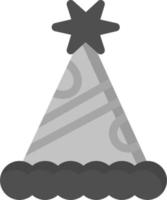 icono de vector de sombrero de fiesta