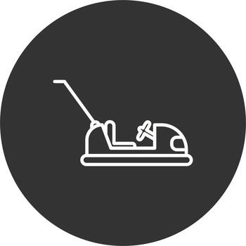 Bumpy Car Vector Icon