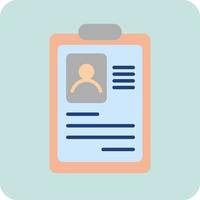 Curriculum Vitae Vector Icon