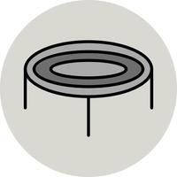 icono de vector de trampolín