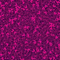 patrón de vector transparente con corazones pequeños. textura repetitiva vectorial con corazones magenta brillantes sobre fondo oscuro. telón de fondo repetible con pequeños corazones dibujados a mano.