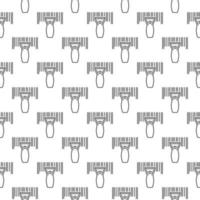 Barcode Scanner vector Bar Code Scanning concept linear seamless pattern
