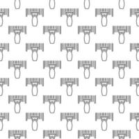 Barcode Scanner vector Bar Code Scanning concept linear seamless pattern