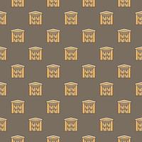 Warehouse with Boxes vector concept seamless modern pattern