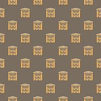 Warehouse with Boxes vector concept seamless modern pattern