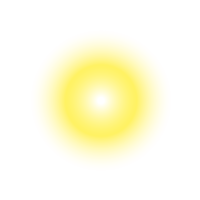 gradiente de rayos de luz solar png
