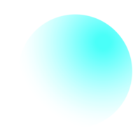round blue light gradient png