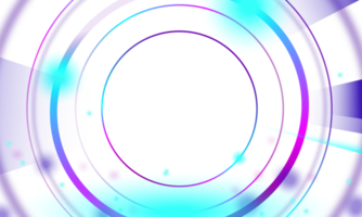 neon circle in gradient light png