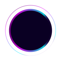 abstract round glossy button with gradient png