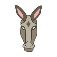 horse head isolated png