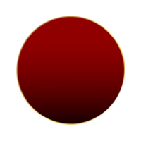 round shape with red gradient color png