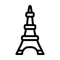 Eiffel Tower Icon Design vector