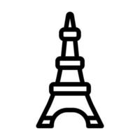 Eiffel Tower Icon Design vector