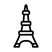 diseño de icono de torre eiffel vector